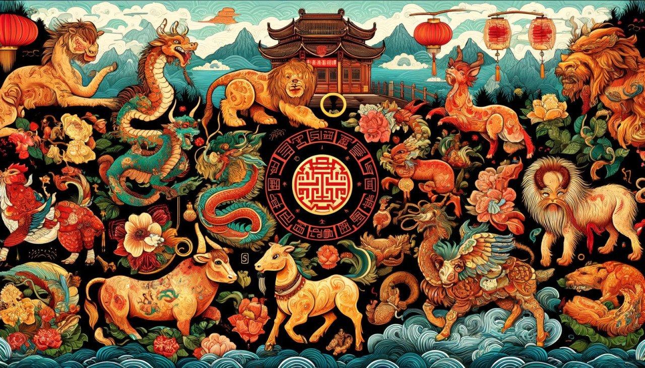 animales del horoscopo chino en la naturaleza