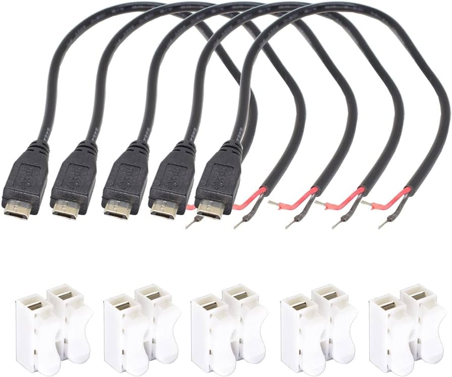 cables usb a micro usb en varias posiciones