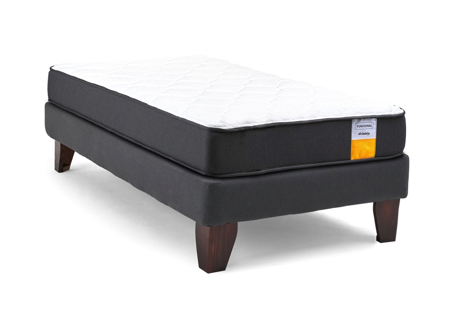 cama y colchon plaza y media en showroom