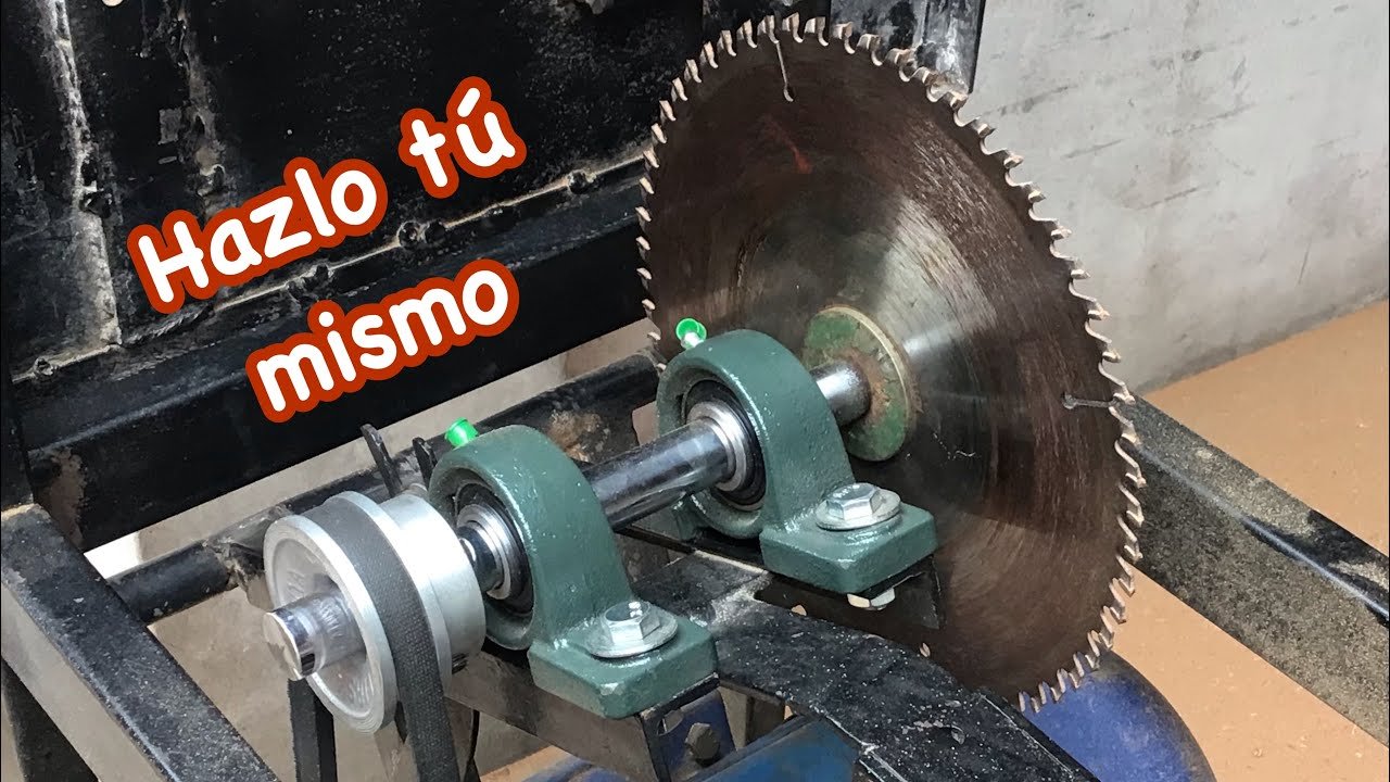 diversos tipos de ejes para sierra de banco