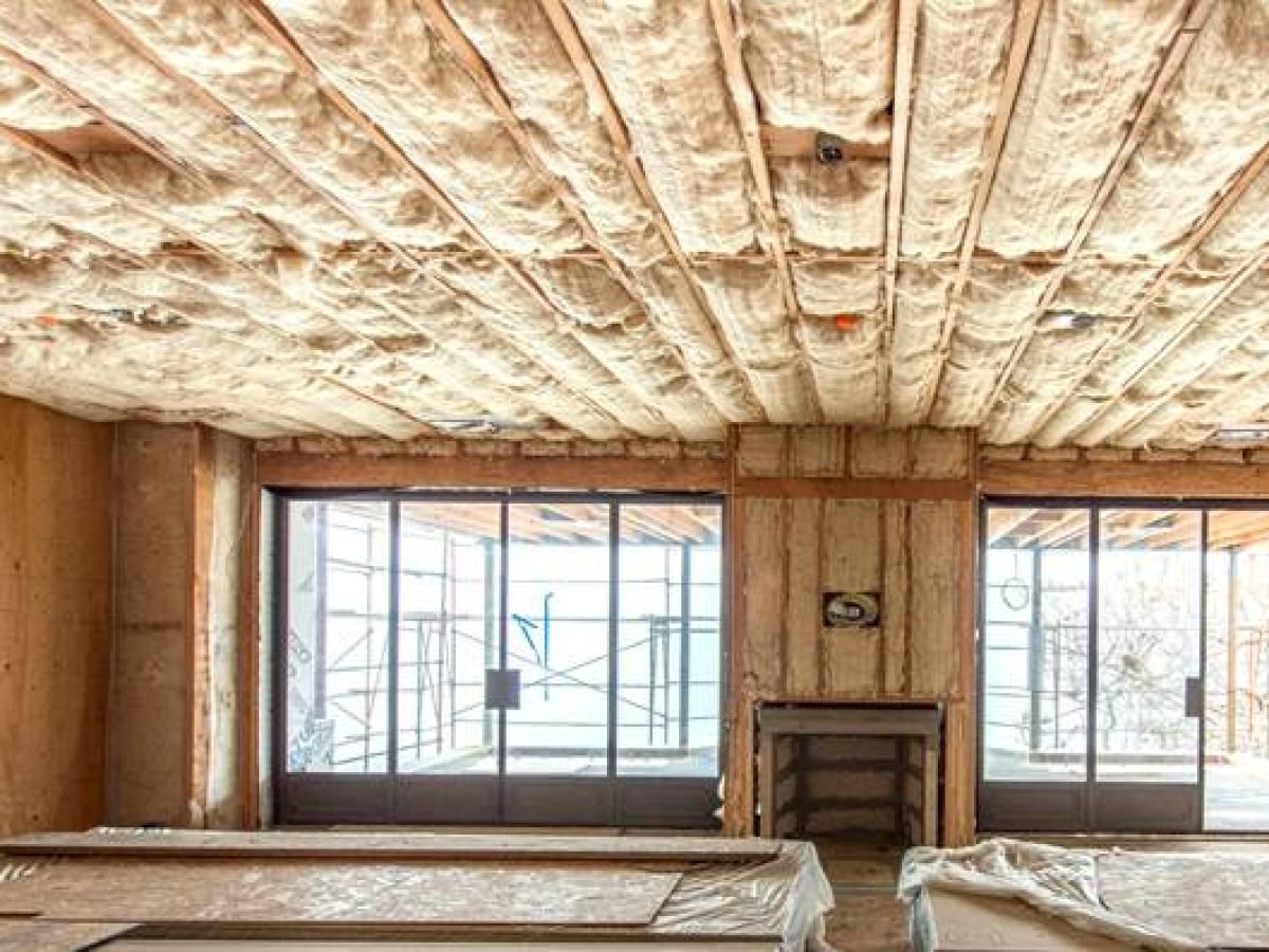 instalacion de lana de vidrio en techo