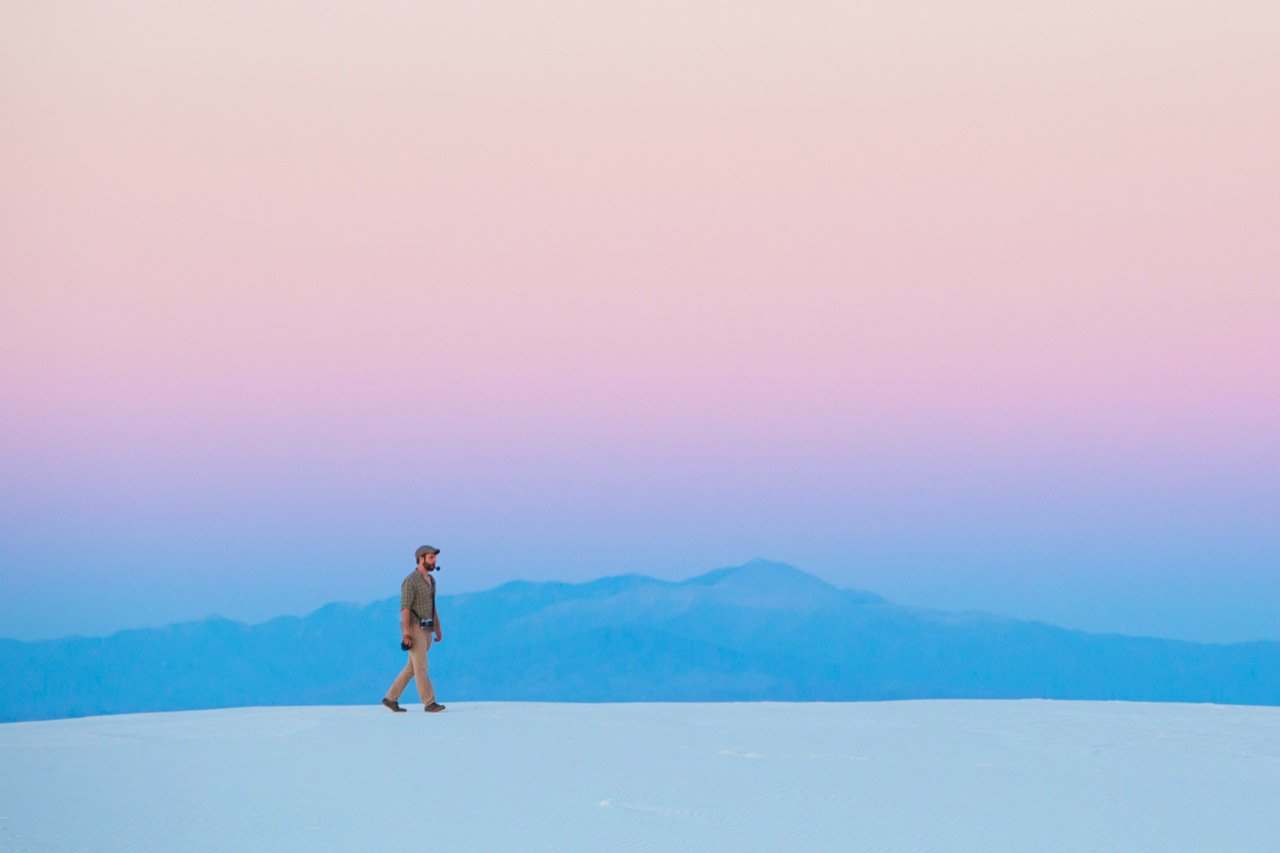 mirada al horizonte desde lo alto