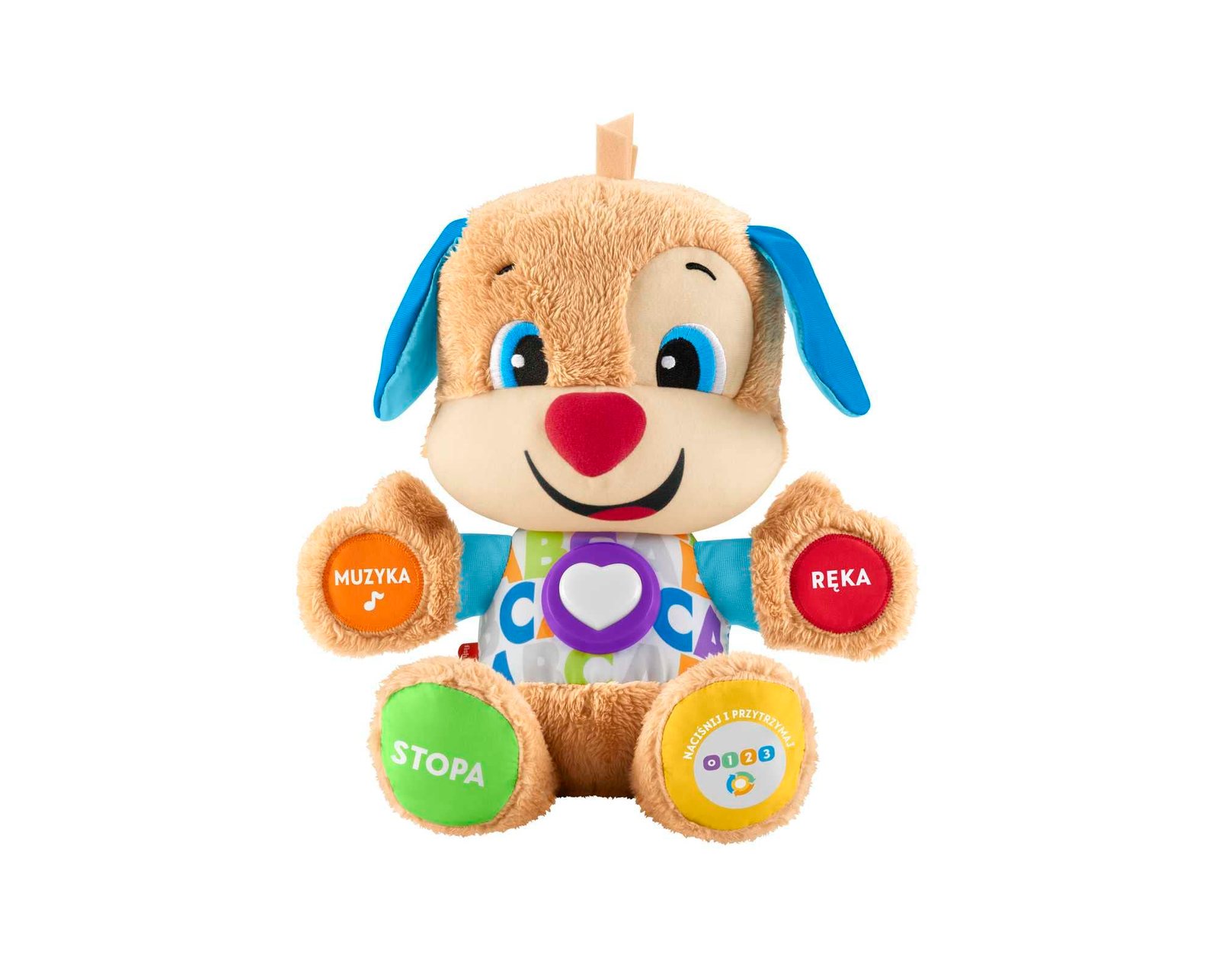 peluche fisher price rie y aprende