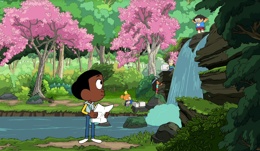 pizza steve explorando un bosque magico