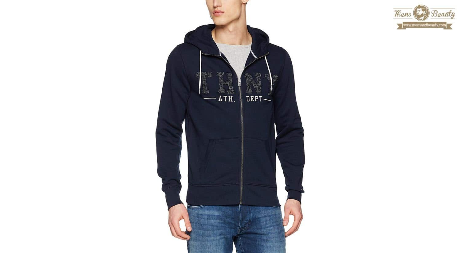 poleron tommy hilfiger en fondo neutro