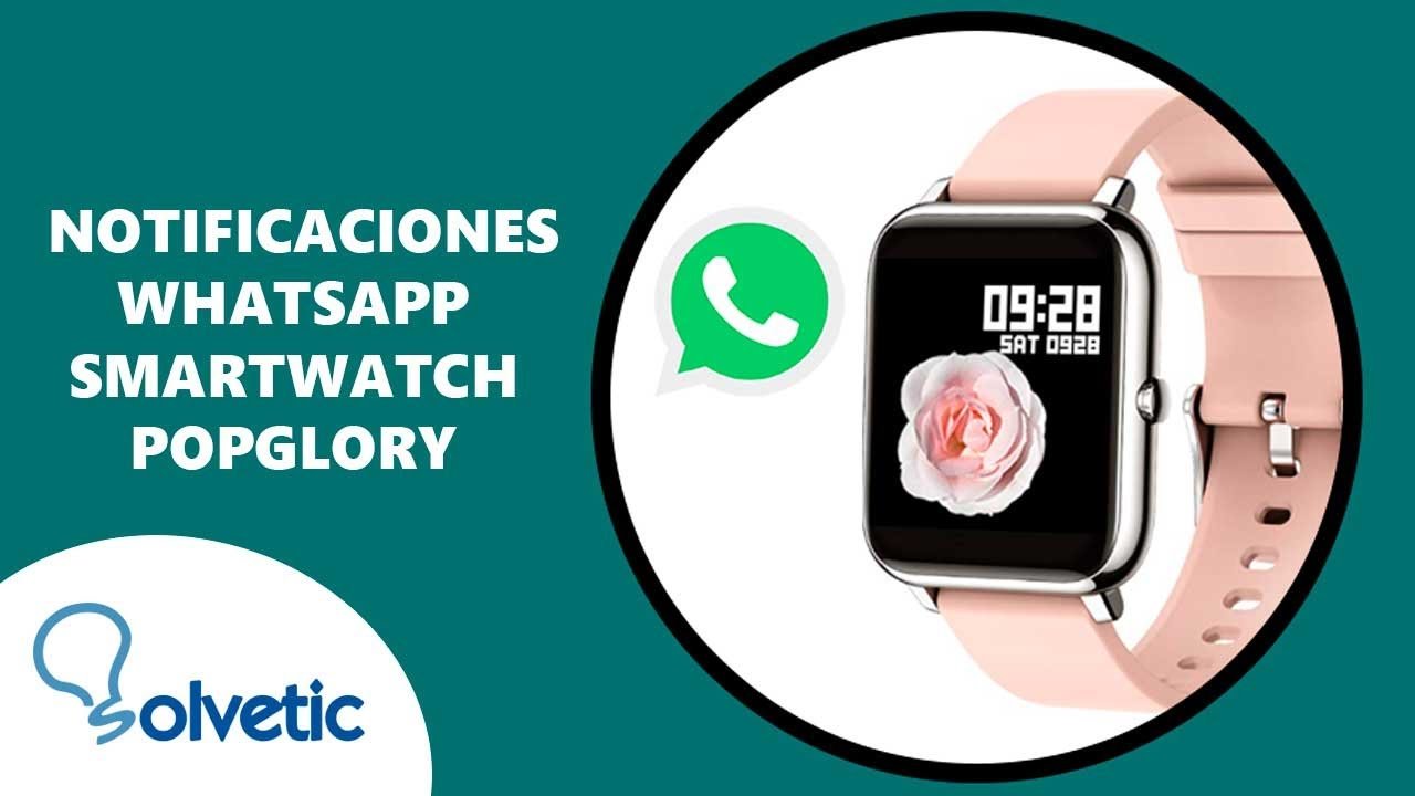 smartwatch mostrando notificaciones de mensajes