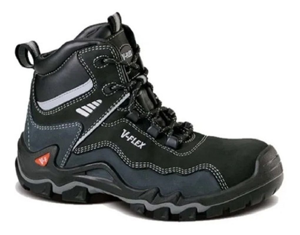 zapatos de seguridad v flex en accion